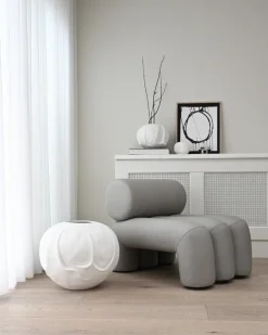 101 Copenhagen Armchairs & Footstools|Chairs*Foku Chair lounge chair, Taupe Beige