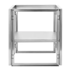 Kristina Dam Studio T.V & Media Units|Dressers & Sideboards*Foldable side table 40x40 cm, Brushed stainless steel Silver-coloured