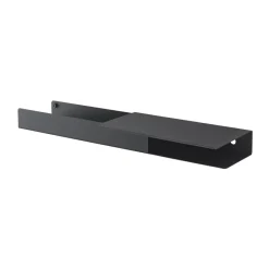 Muuto Shelves & Shelving Systems*Folded platform shelf 62x5.4 cm, Black