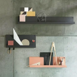 Muuto Shelves & Shelving Systems*Folded shelf large, Black