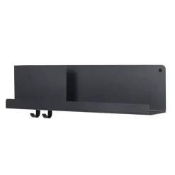 Muuto Shelves & Shelving Systems*Folded shelf medium, Black