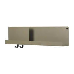 Muuto Shelves & Shelving Systems*Folded shelf medium, Olive Green