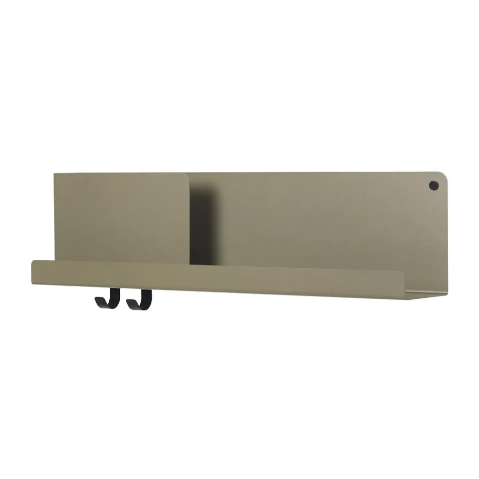 Muuto Shelves & Shelving Systems*Folded shelf medium, Olive Green