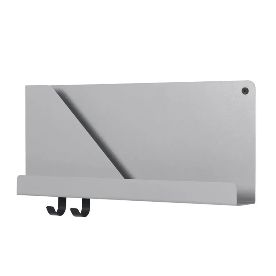 Muuto Shelves & Shelving Systems*Folded shelf small, Grey
