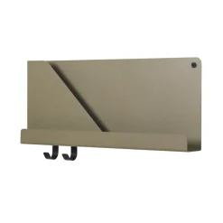 Muuto Shelves & Shelving Systems*Folded shelf small, Olive Green