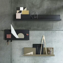 Muuto Shelves & Shelving Systems*Folded shelf 29.5x40 cm, Black