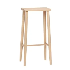 Hübsch Bar Stools*Folk bar stool, Oak Beige