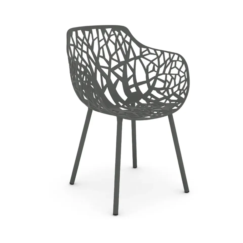Fast Seating*Forest chair, metal ic Grey