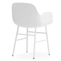 Normann Copenhagen Chairs*Form armchair metal legs, White
