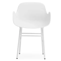 Normann Copenhagen Chairs*Form armchair metal legs, White