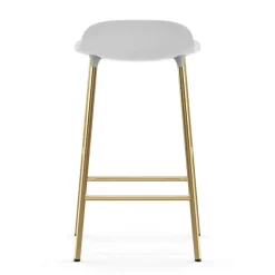 Normann Copenhagen Bar Stools*Form barstool bronze legs 65 cm, White