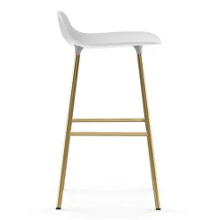 Normann Copenhagen Bar Stools*Form barstool bronze legs 65 cm, White