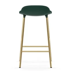 Normann Copenhagen Bar Stools*Form barstool bronze legs 65 cm, Green