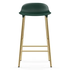 Normann Copenhagen Bar Stools*Form barstool bronze legs 65 cm, Green