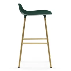 Normann Copenhagen Bar Stools*Form barstool bronze legs 65 cm, Green