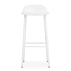 Normann Copenhagen Bar Stools*Form barstool metal legs 75 cm, White