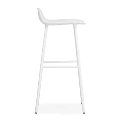 Normann Copenhagen Bar Stools*Form barstool metal legs 75 cm, White