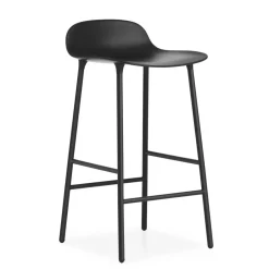 Normann Copenhagen Bar Stools*Form barstool metal legs, Black
