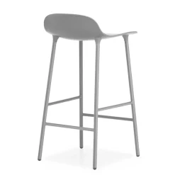 Normann Copenhagen Bar Stools*Form barstool metal legs, Grey