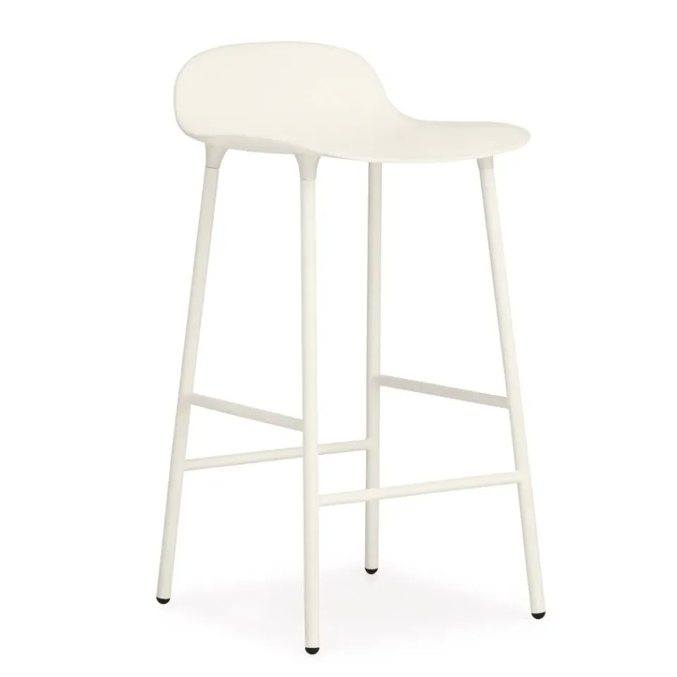 Normann Copenhagen Bar Stools*Form barstool metal legs, White