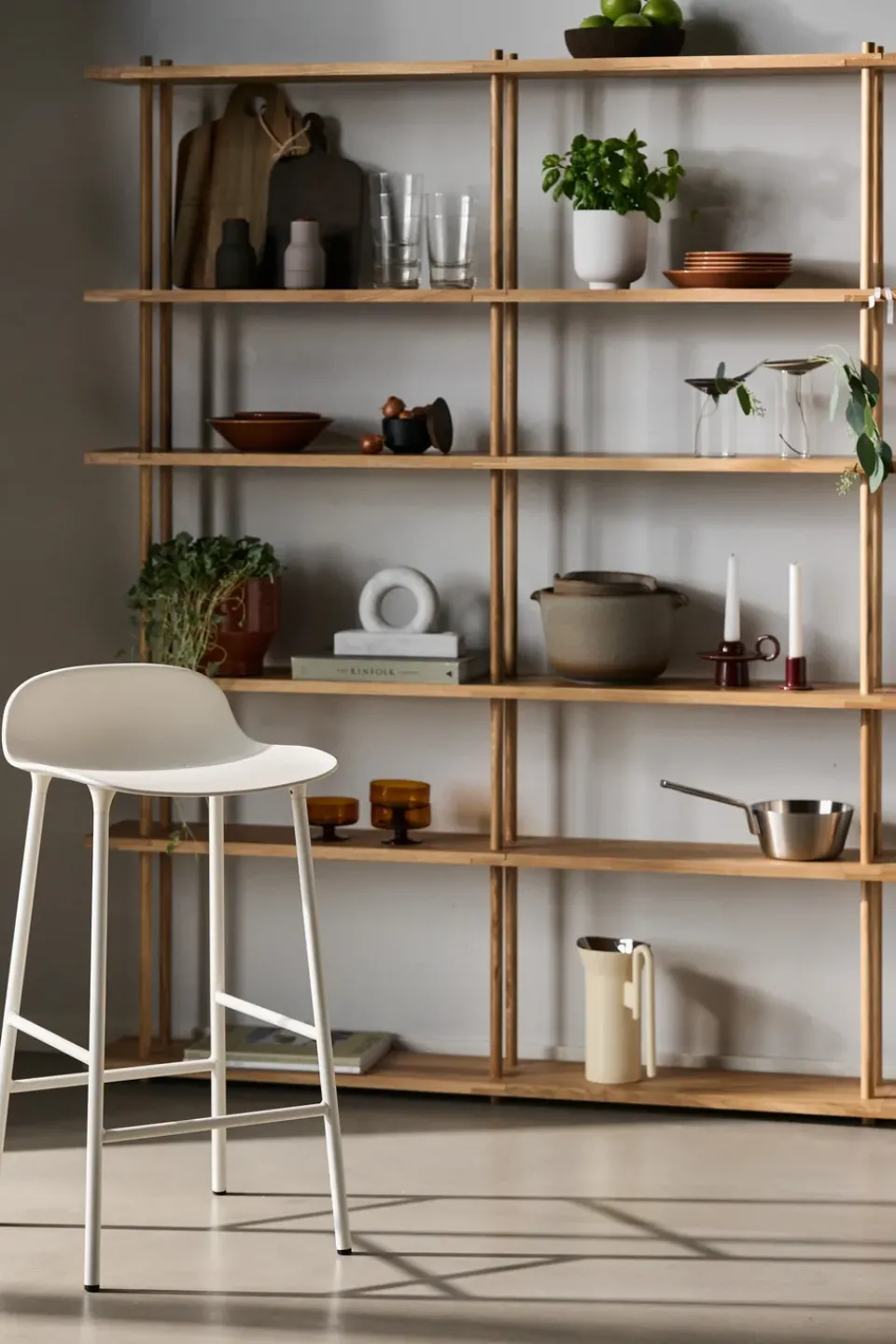 Normann Copenhagen Bar Stools*Form barstool metal legs, White