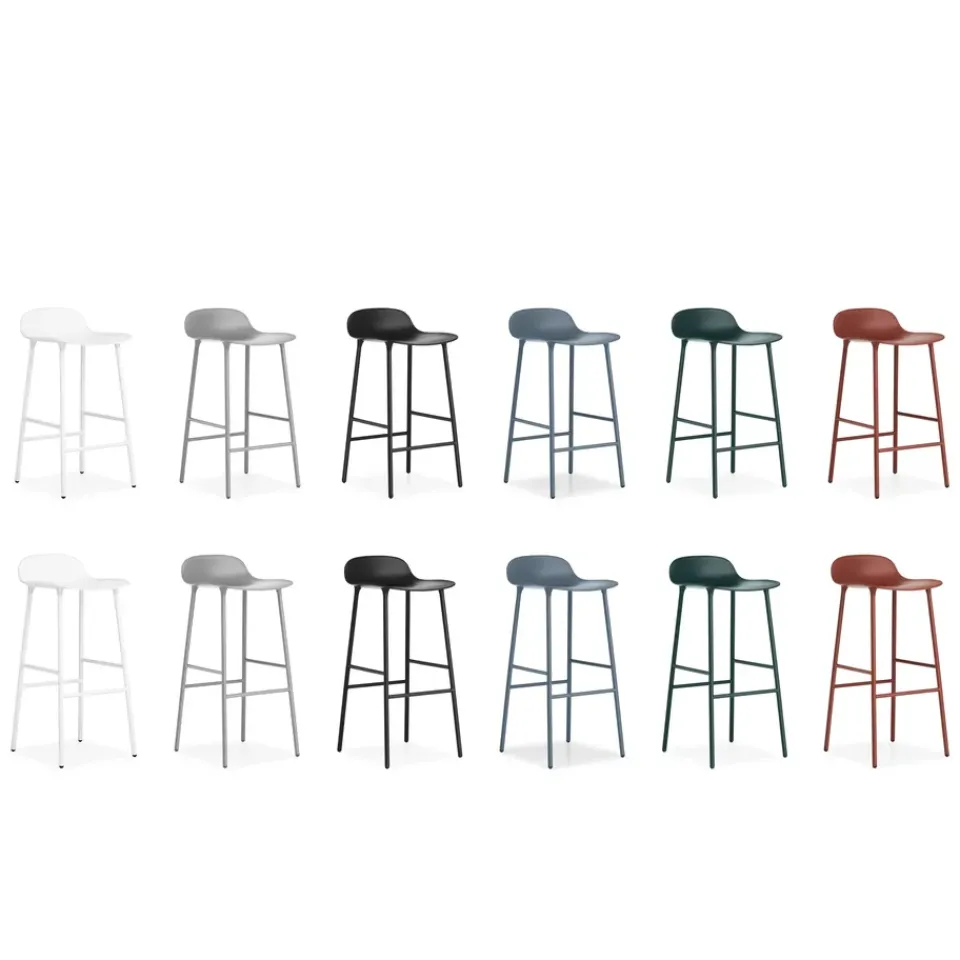 Normann Copenhagen Bar Stools*Form barstool metal legs, White
