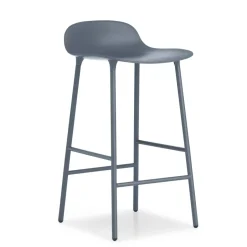 Normann Copenhagen Bar Stools*Form barstool metal legs, Blue