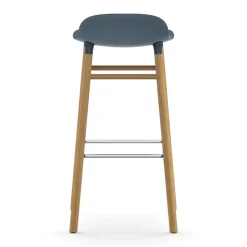Normann Copenhagen Bar Stools*Form barstool oak legs, Blue