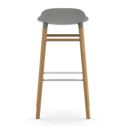 Normann Copenhagen Bar Stools*Form barstool oak legs, Grey