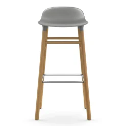 Normann Copenhagen Bar Stools*Form barstool oak legs, Grey