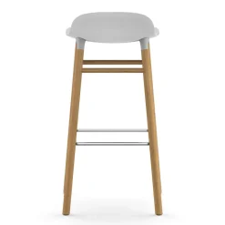 Normann Copenhagen Bar Stools*Form barstool oak legs, White