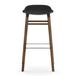Normann Copenhagen Bar Stools*Form barstool walnut legs, Black