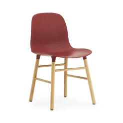 Normann Copenhagen Chairs*Form Chair, , oak legs Red