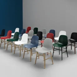 Normann Copenhagen Chairs*Form Chair, , oak legs Red