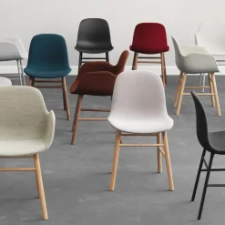 Normann Copenhagen Chairs*Form Chair, , oak legs Red