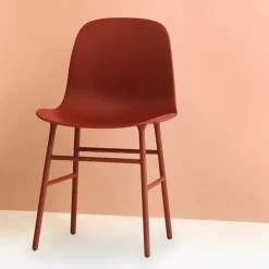 Normann Copenhagen Chairs*Form Chair, , oak legs Red