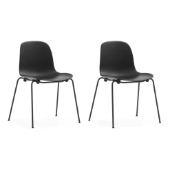 Normann Copenhagen Chairs*Form Chair stackable chair legs, Black