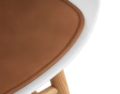 Normann Copenhagen Seat Cushions & Pads*Form seat cushion in ultra leather, Brandy 41574 Brown