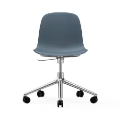 Normann Copenhagen Office Chairs*Form swivel chair, 5W office chair, , aluminium wheels Blue
