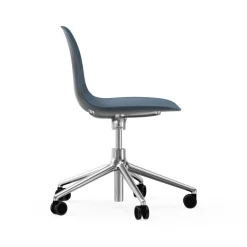 Normann Copenhagen Office Chairs*Form swivel chair, 5W office chair, , aluminium wheels Blue