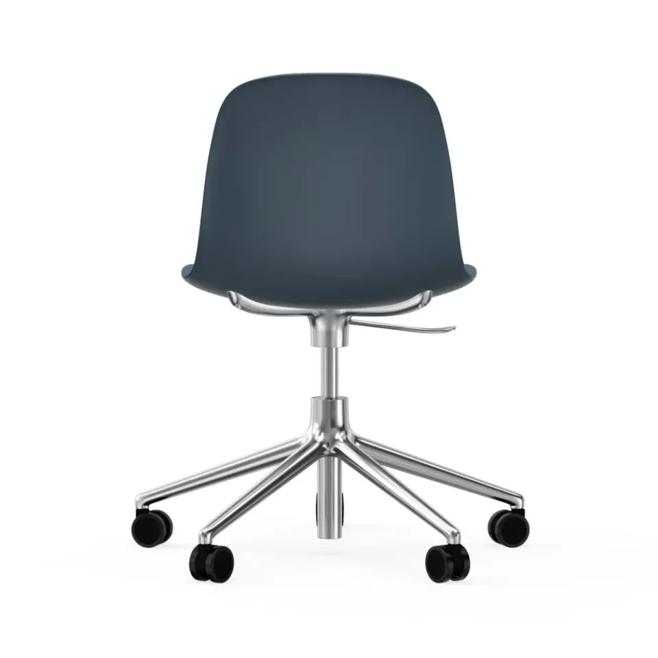 Normann Copenhagen Office Chairs*Form swivel chair, 5W office chair, , aluminium wheels Blue