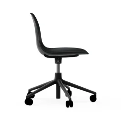 Normann Copenhagen Office Chairs*Form swivel chair, 5W office chair, , aluminium, wheels Black