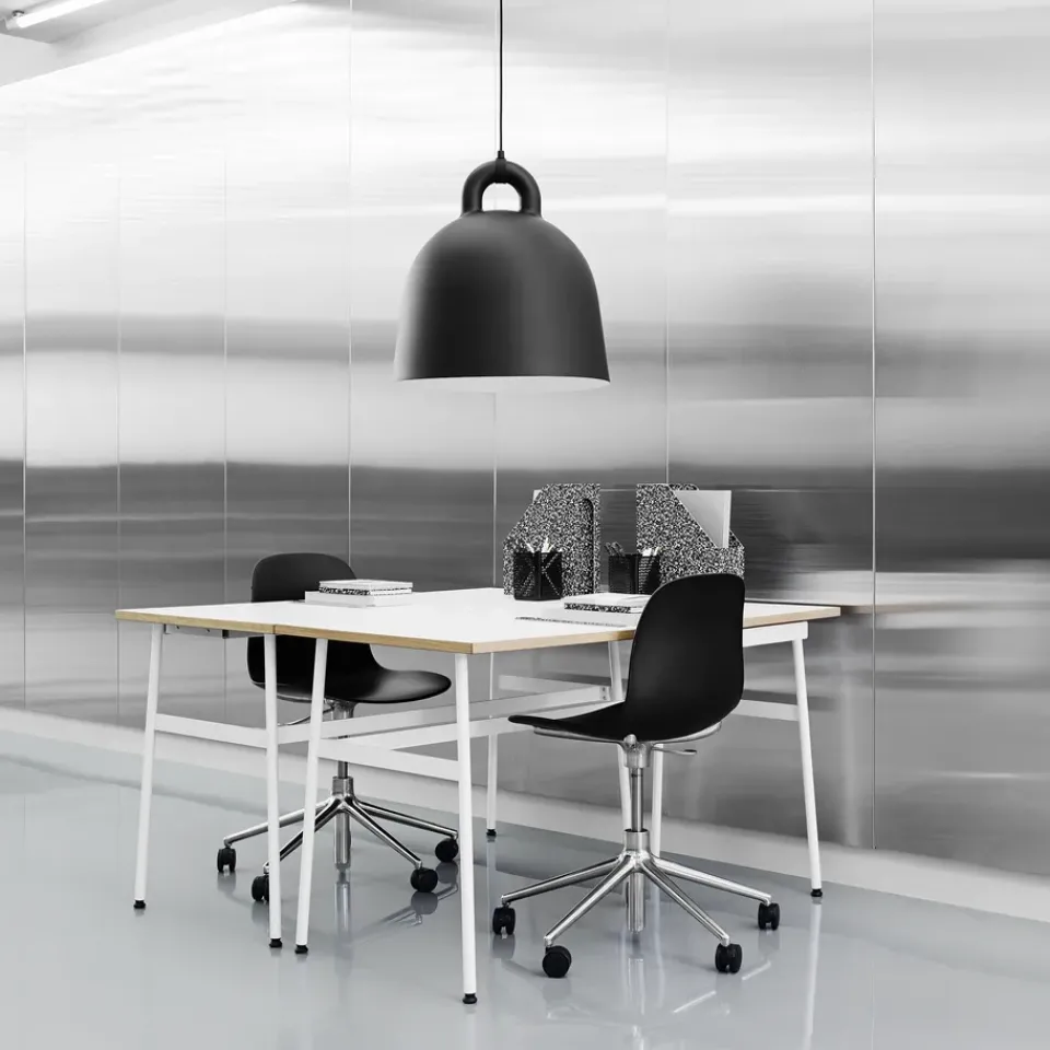 Normann Copenhagen Office Chairs*Form swivel chair, 5W office chair, , aluminium, wheels Black