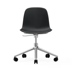 Normann Copenhagen Office Chairs*Form swivel chair, 5W office chair, , aluminium, wheels Black