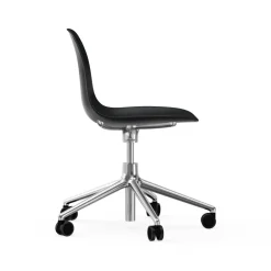 Normann Copenhagen Office Chairs*Form swivel chair, 5W office chair, , aluminium, wheels Black