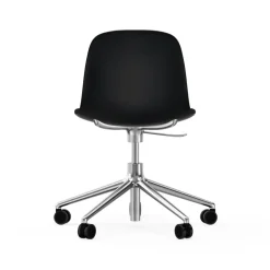 Normann Copenhagen Office Chairs*Form swivel chair, 5W office chair, , aluminium, wheels Black