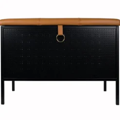 Maze Benches*Frank storage bench, -Cognac Black