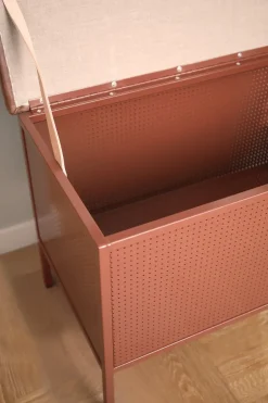 Maze Benches*Frank storage bench, Cinnamon-vintage cognac Brown