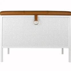 Maze Benches*Frank storage bench, -Cognac White