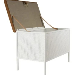 Maze Benches*Frank storage bench, -Cognac White
